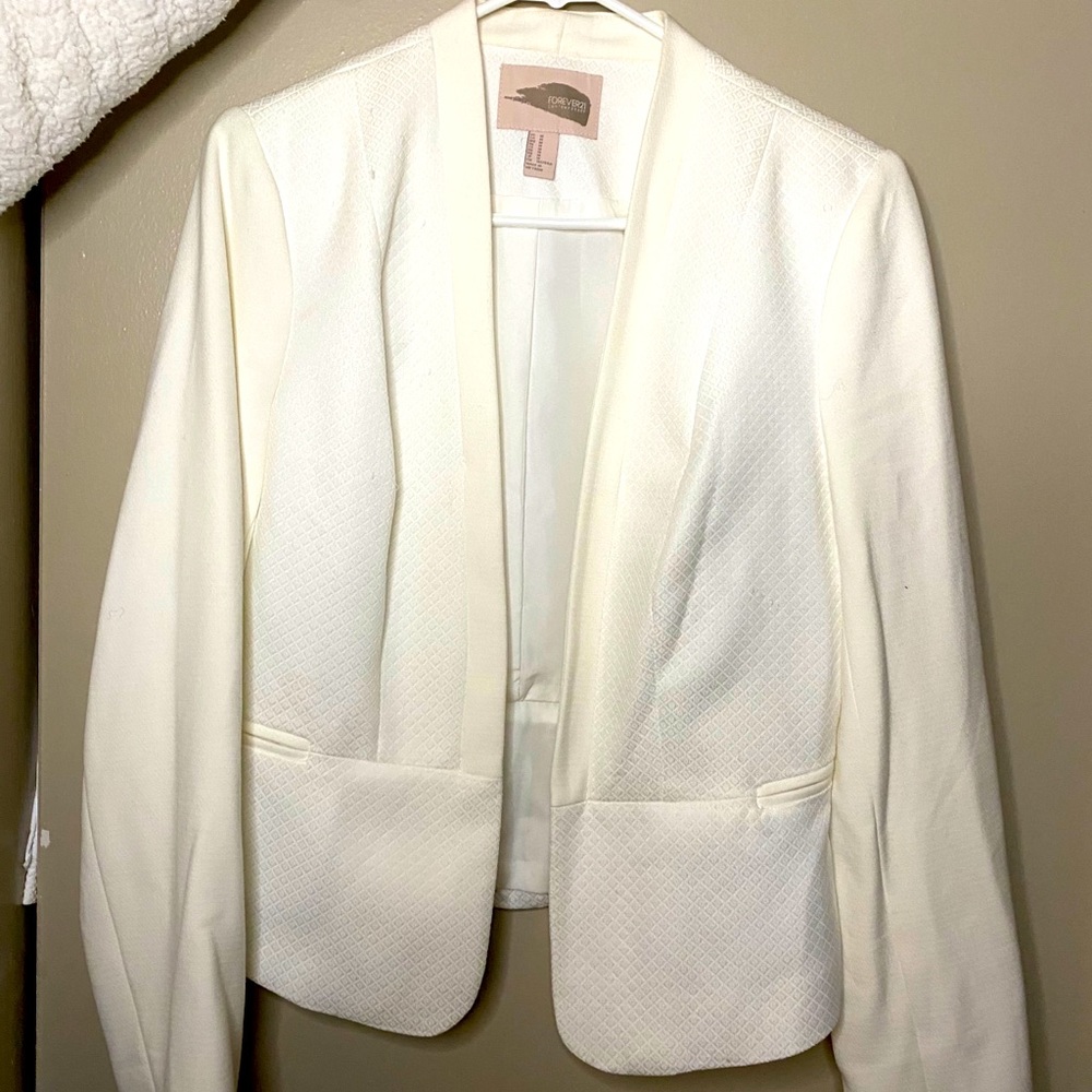 White Blazer Jacket